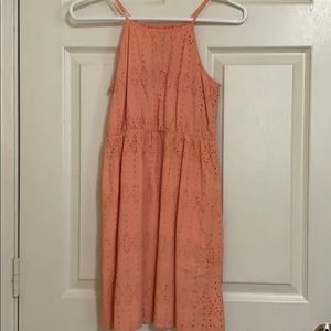 Large (kids) peach dress